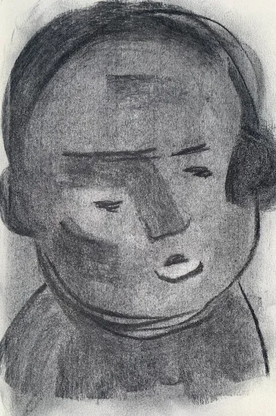 Kohle gesicht
