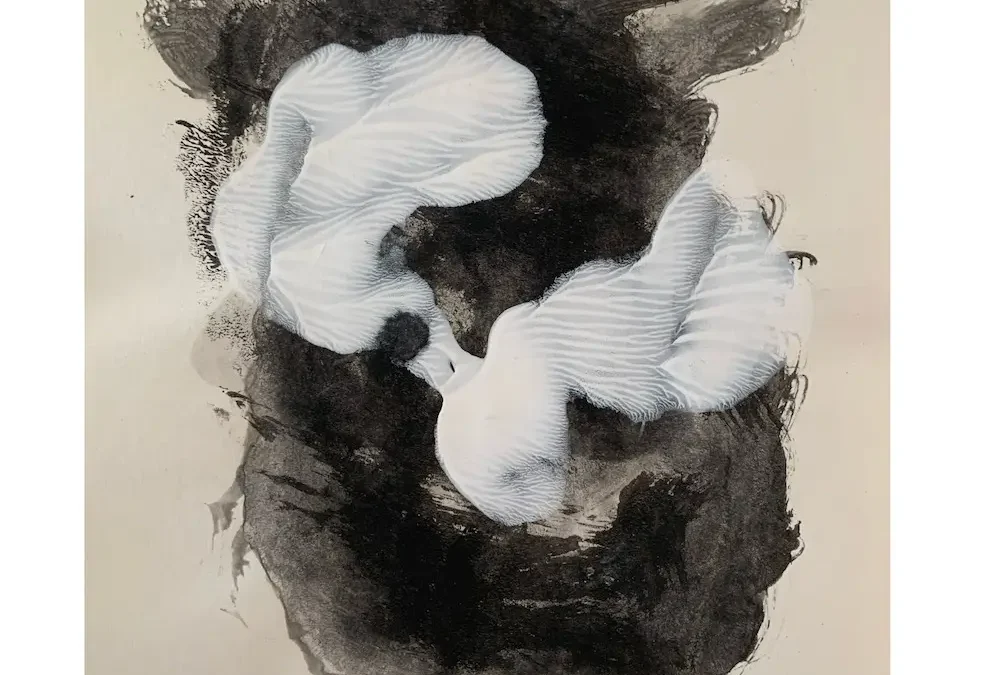 Painting white birds