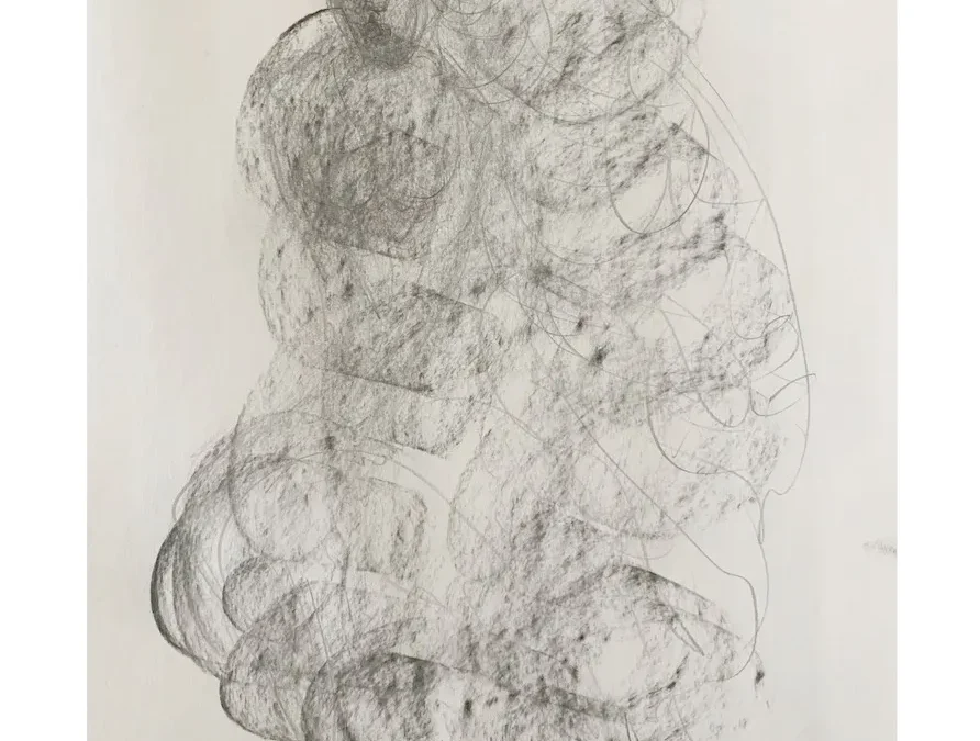Drawing Figur aus wolke